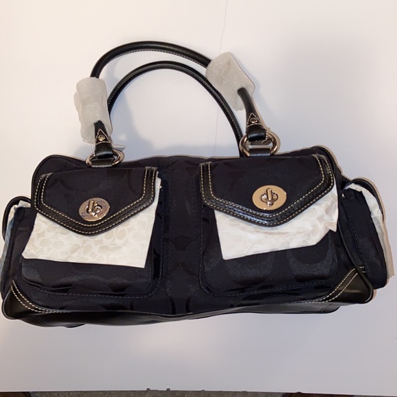 NWT Coach 6232 Signature SOHO Gallery Pocket Purse - Picture 3 of 13